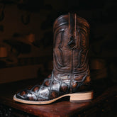 Bota Tejano Style Print Pez Jumbo Choco Hombre 038